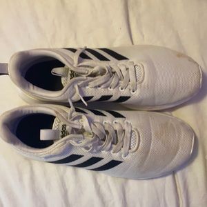 white adidas sneakers